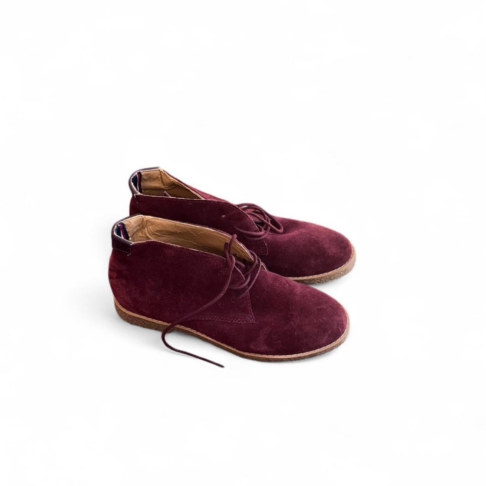 Tommy Hilfiger Purple Suede Shoes - Picture 2 of 7